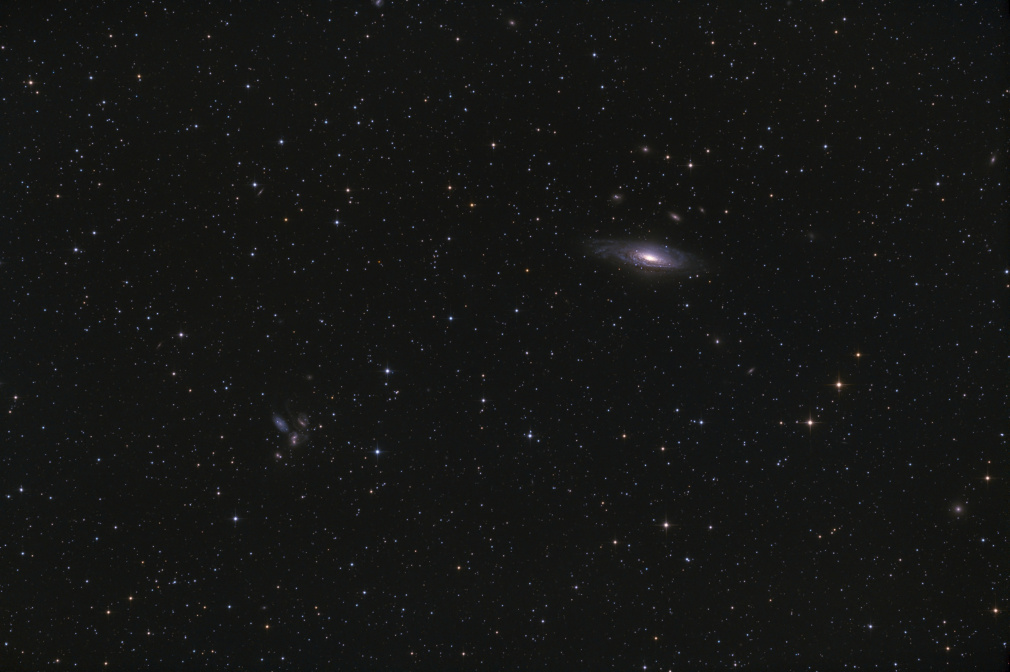 A Deer Lick Csoport az NGC 7331-gyel és a Stephan's Quintet