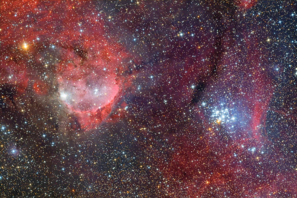 The Gabriela Mistral Nebula - IC 2599, NGC 3324, NGC 3293
