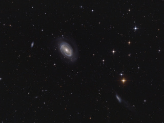 Galaxy Brothers in Coma Berenices - NGC 4725, NGC 4747 and NGC 4712
