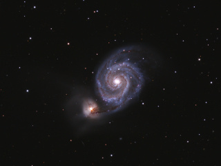 Az Örvény-köd - Messier 51