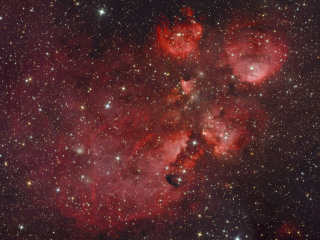 The Cat's Paw Nebula - NGC 6334